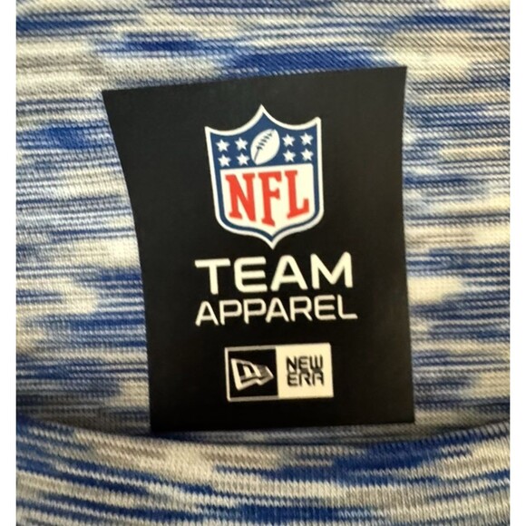 New Era LA Rams Womens Size XL Blue T-Shirt On Field Apparel Los Angeles NFL New - Picture 8 of 8